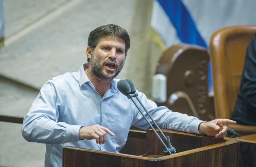 La France et plusieurs pays alliés imposent des sanctions au ministre Bezalel Smotrich