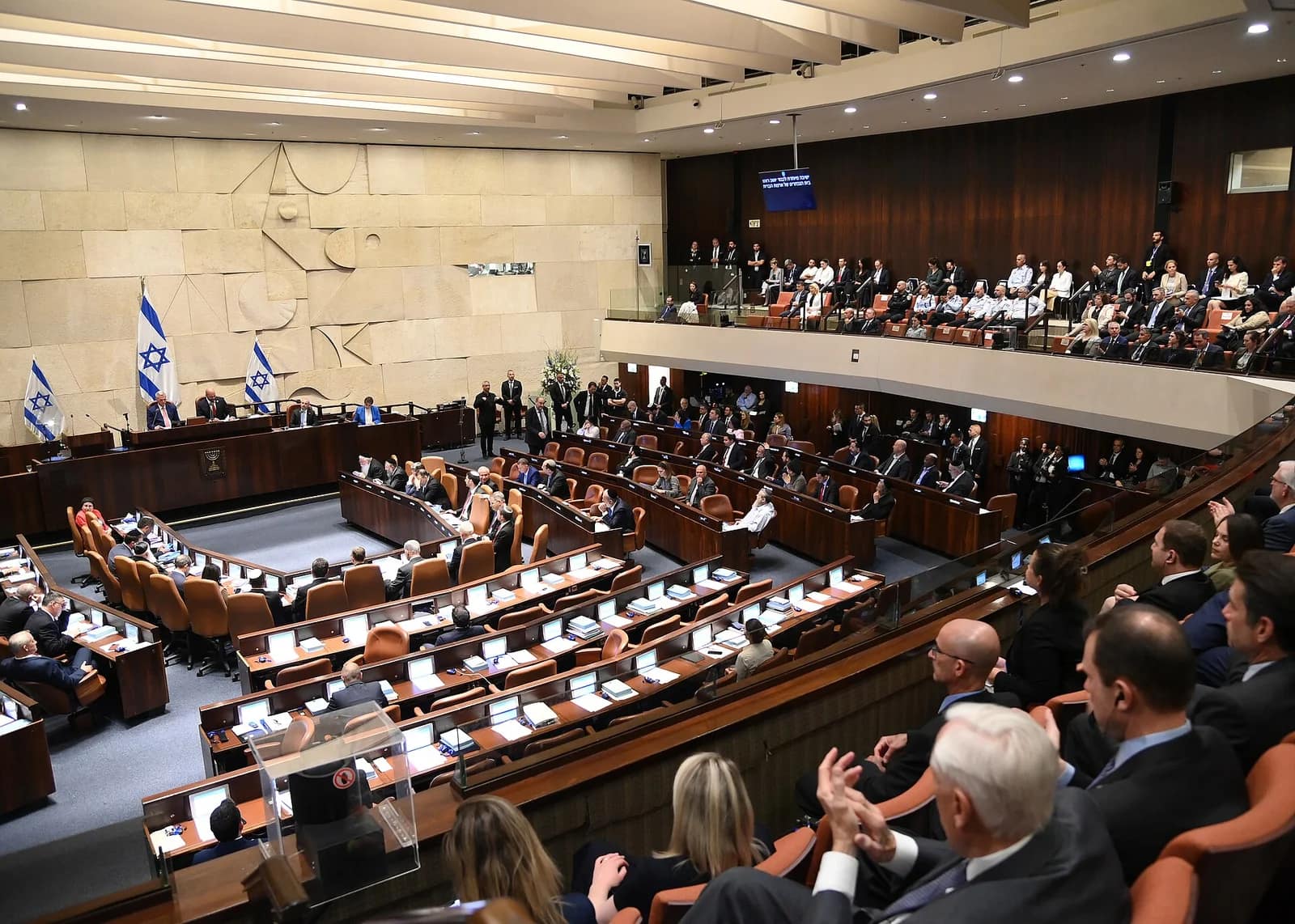 La Knesset voterait mercredi une motion de dissolution du gouvernement en lecture préliminaire